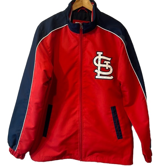 MLB Other - G-III Carl Banks MLB St Louis Cardinals Baseball Full Zip Jacket Men’s Medium